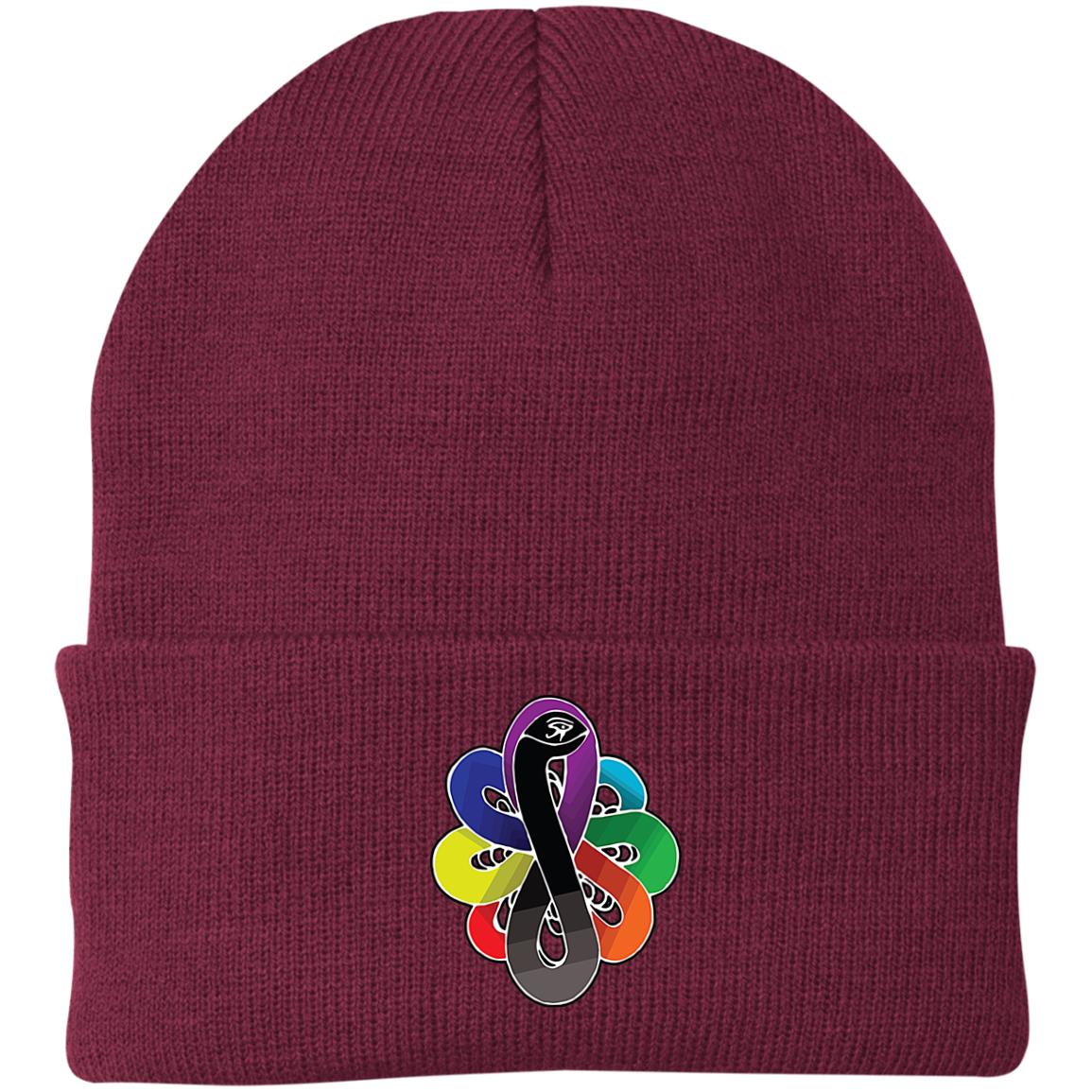 Chackra Snake of creation Knit Cap