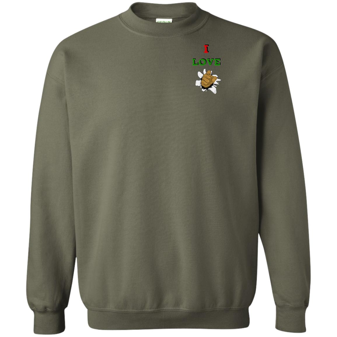 I Love You men Crewneck Pullover