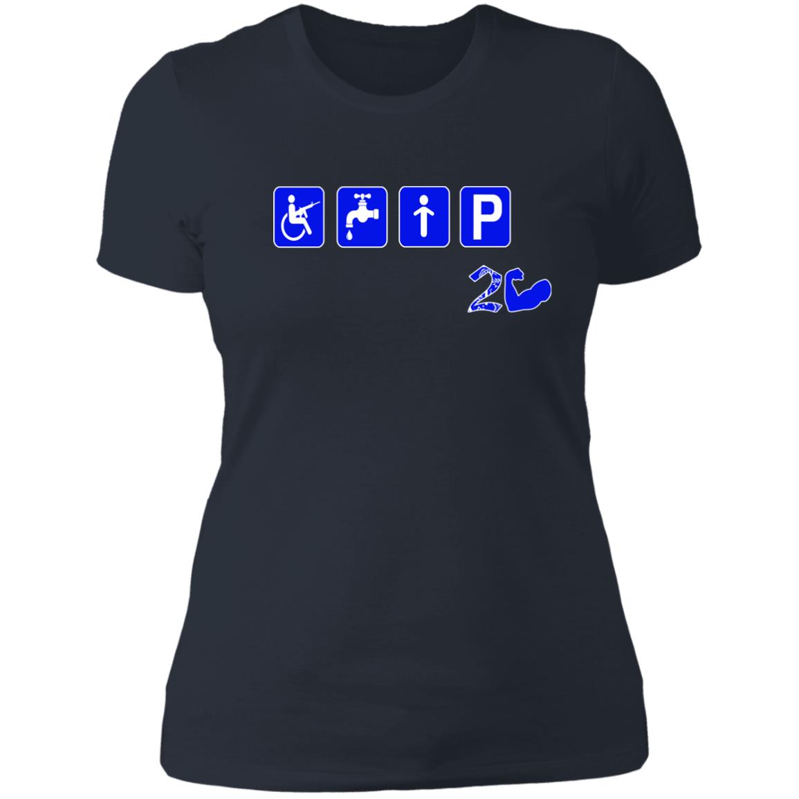 CRIP 2 HARD Ladies' T-Shirt