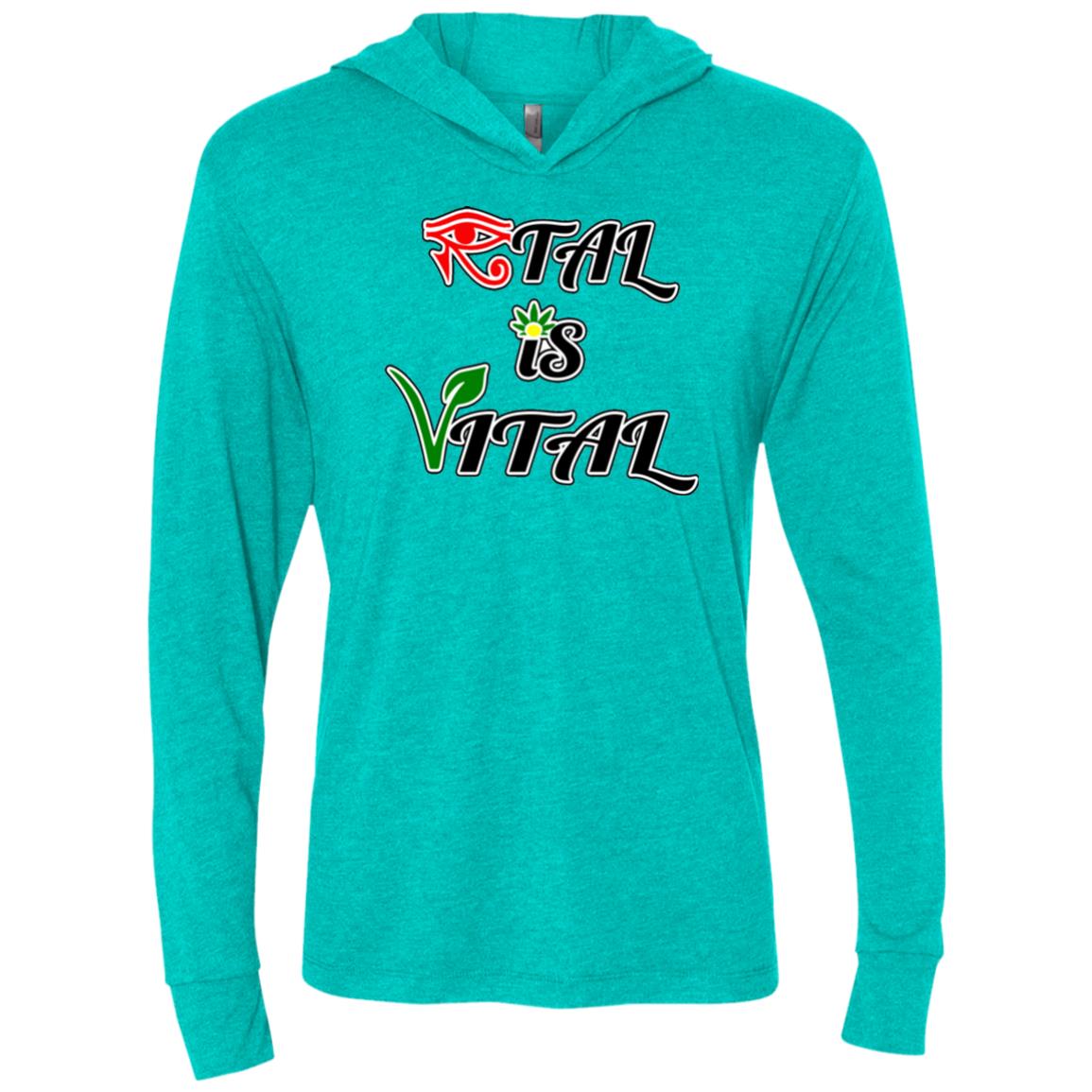 Ital Is Vital Unisex LS Hooded T-Shirt