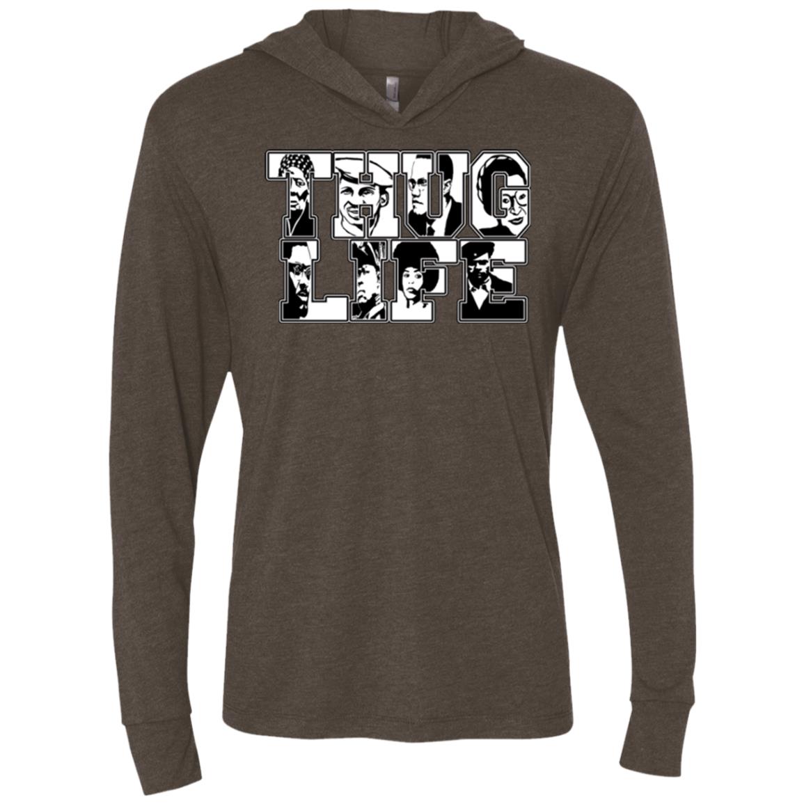 Thug Life Icon Unisex  LS Hooded T-Shirt