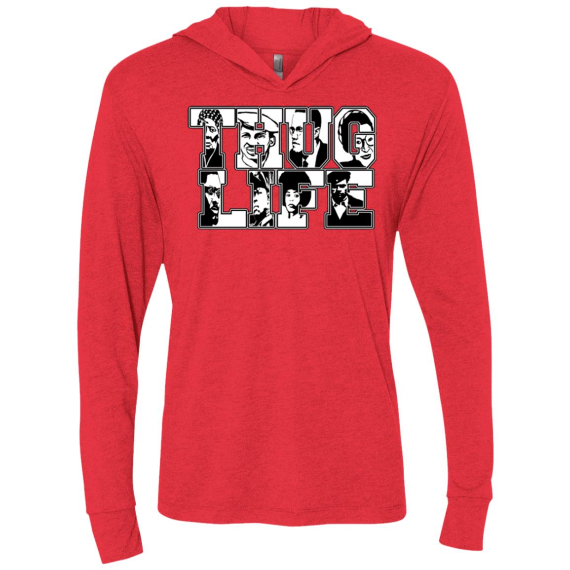 Thug Life Icon Unisex  LS Hooded T-Shirt