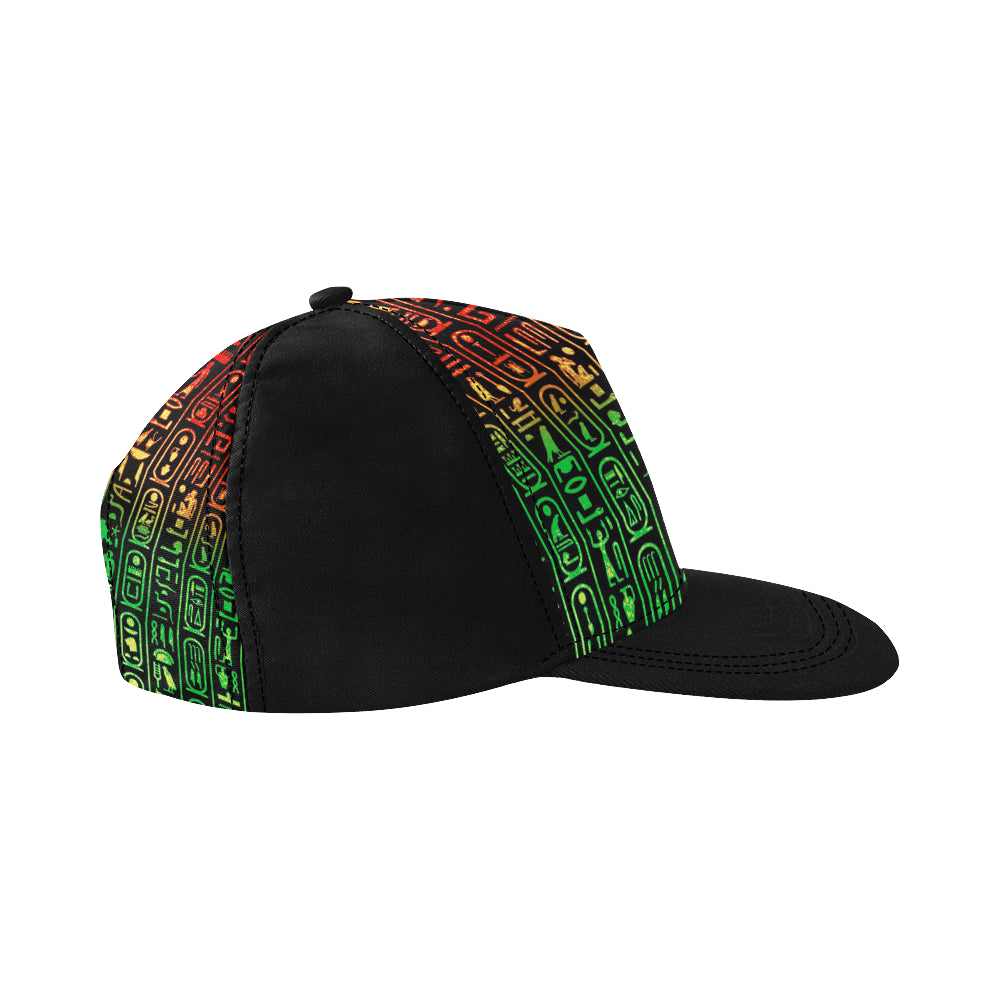 RASTAGLYPHIK All Over Print Snapback Hat D