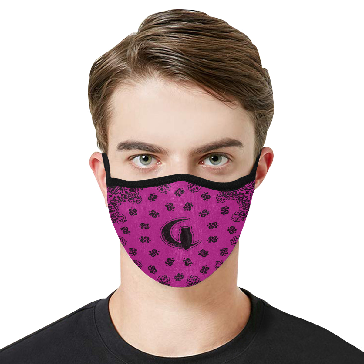 BANDANA PRLPLE Mouth Mask in One Piece (2 Filters Included)