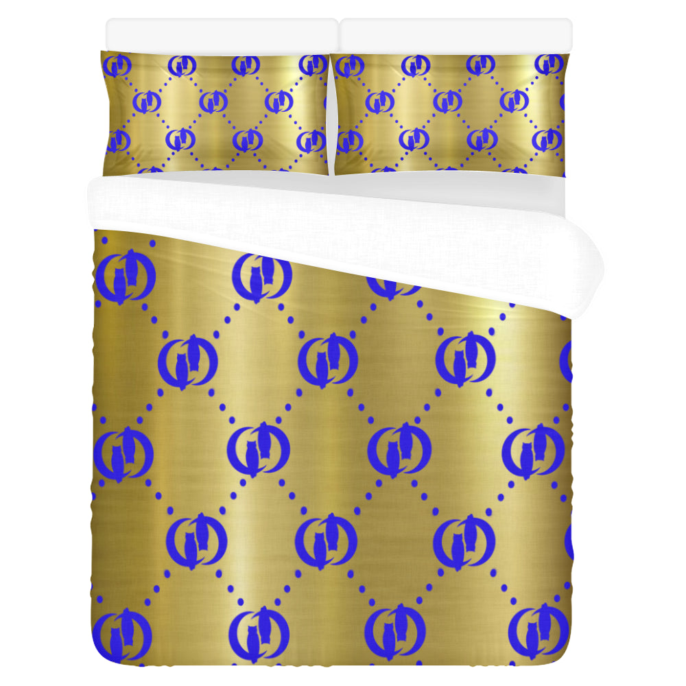 GOODY BLUELIGHT 3-Piece Bedding Set