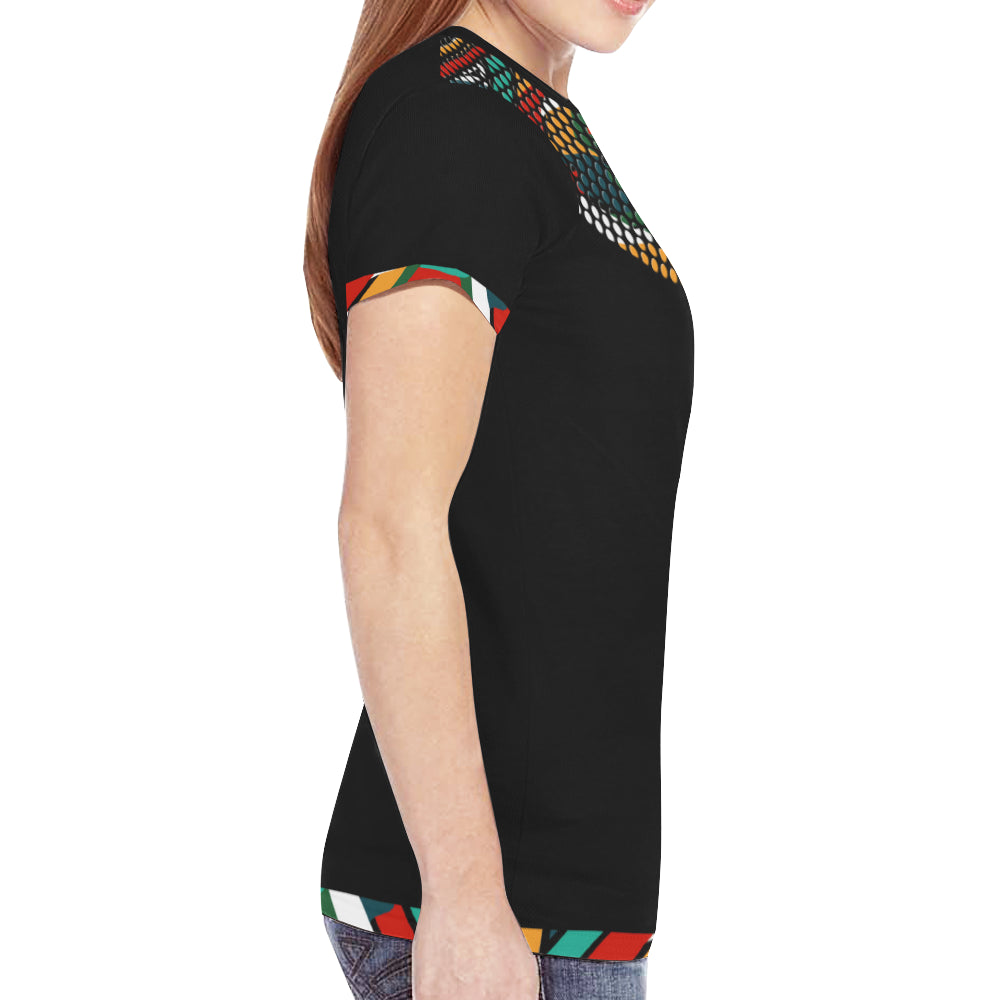 TEMBE ART BLING New All Over Print T-shirt for Women