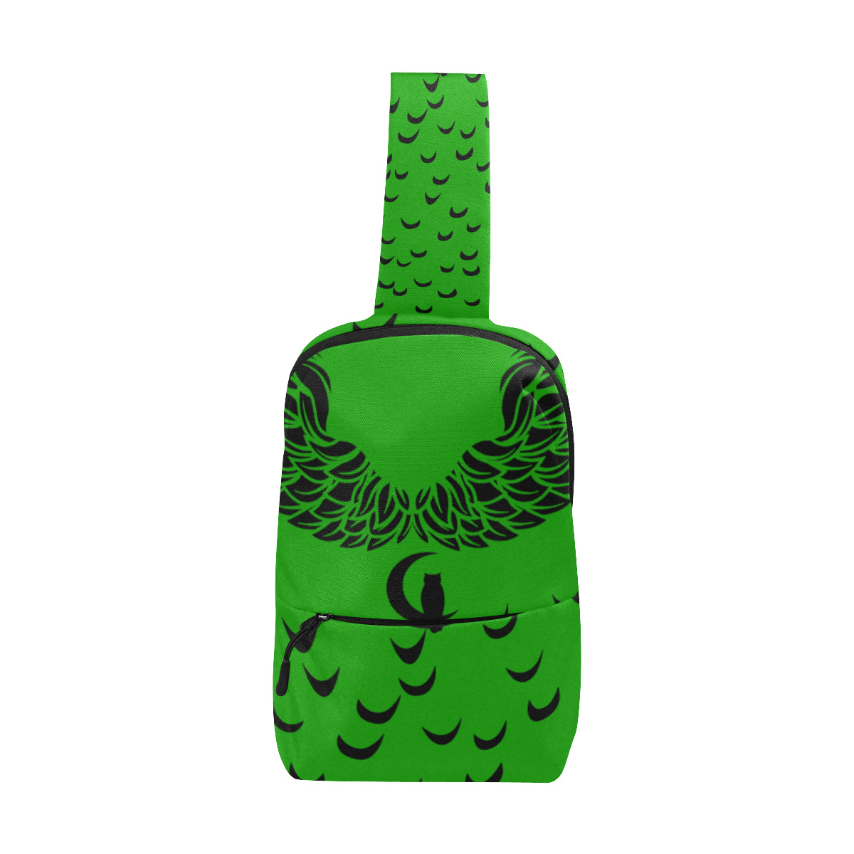 LCC WINGZ GREEN Chest Bag (Model 1678)