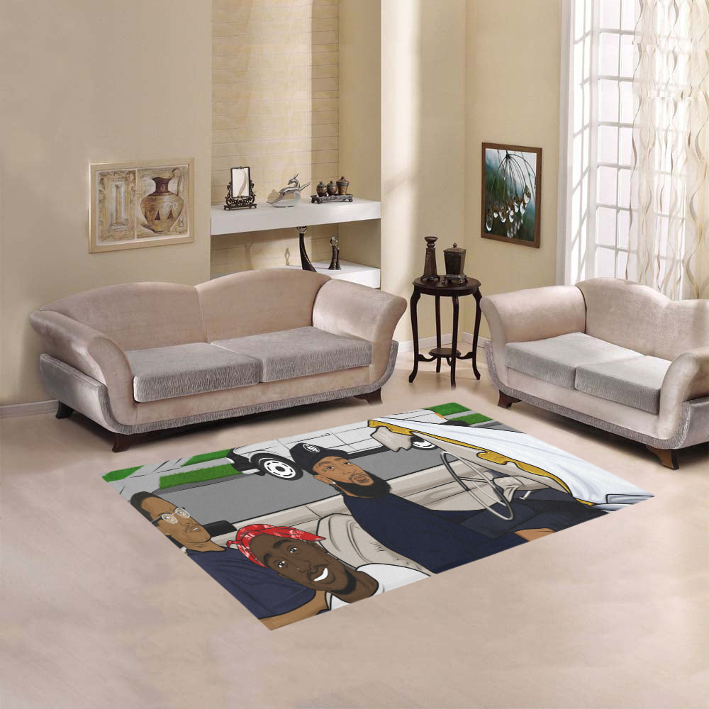 ANGEL OF THE HOOD Area Rug 5'3''x4'