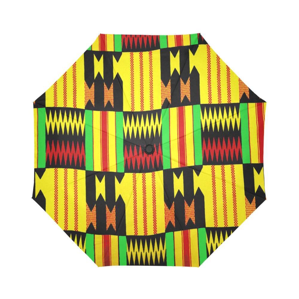KENTE RASTA Auto-Foldable Umbrella
