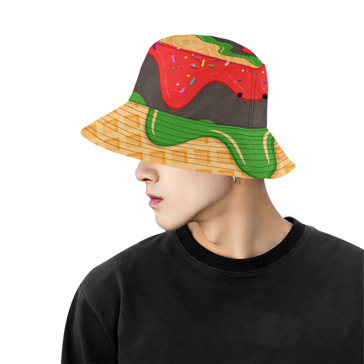 RBG ICE CREAM All Over Print Bucket Hat for Men