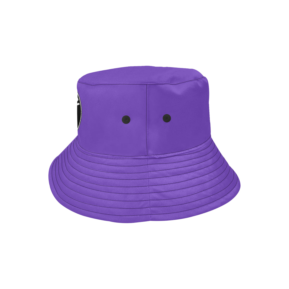B.Money.W PRPLE All Over Print Bucket Hat for Men