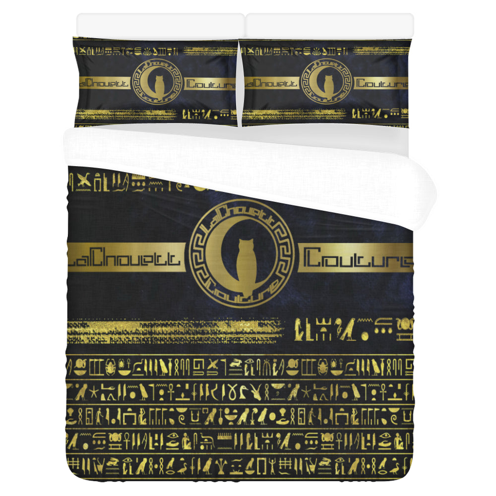 HIEROGLYPH DELUXE BELT 3-Piece Bedding Set
