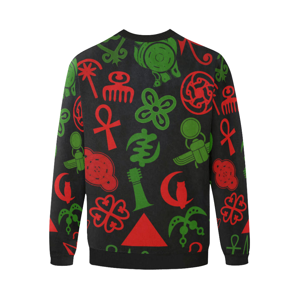 KMT WORLD Men's Oversized Fleece Crew Sweatshirt