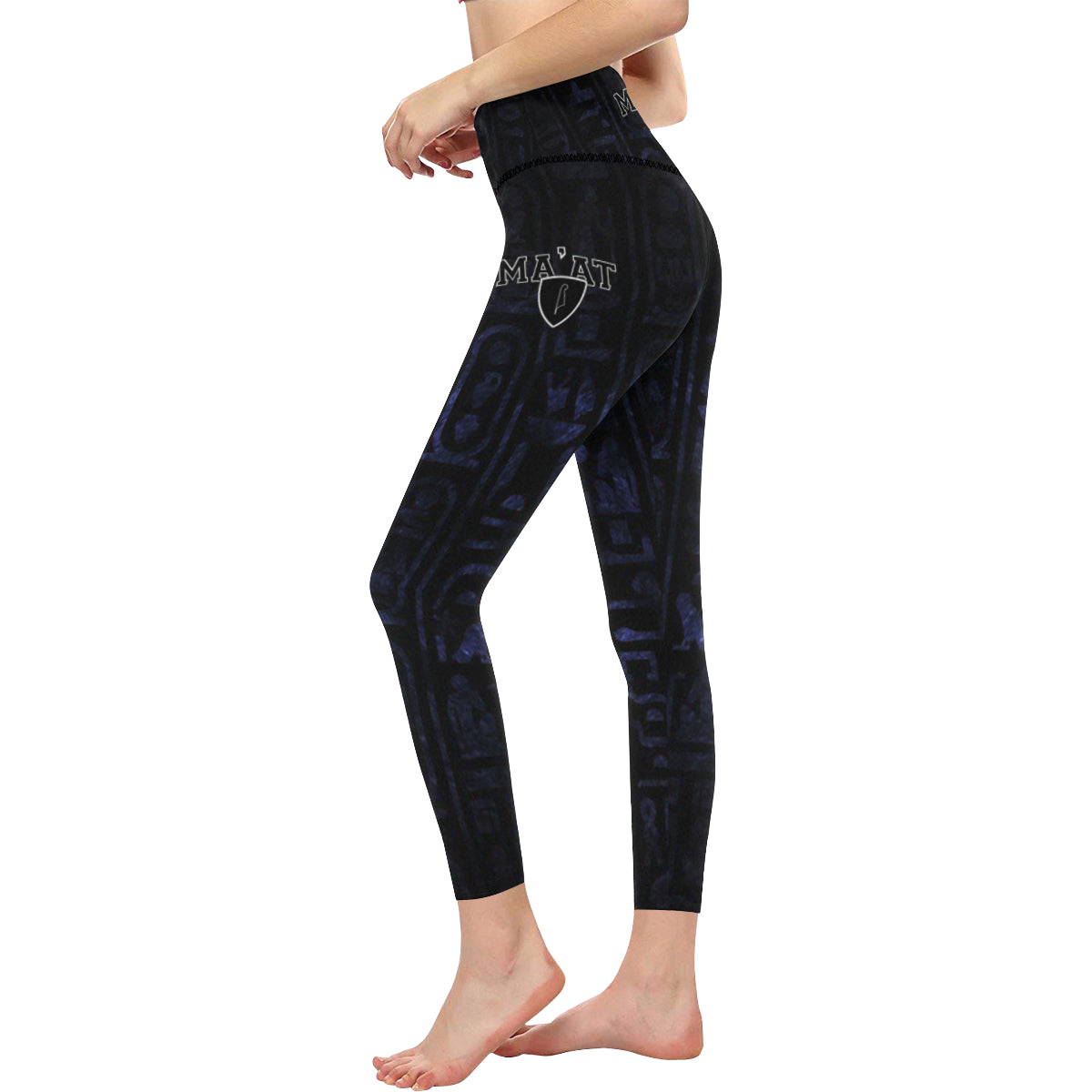 MA'AT All Over Print High-Waisted Leggings (Model L36)