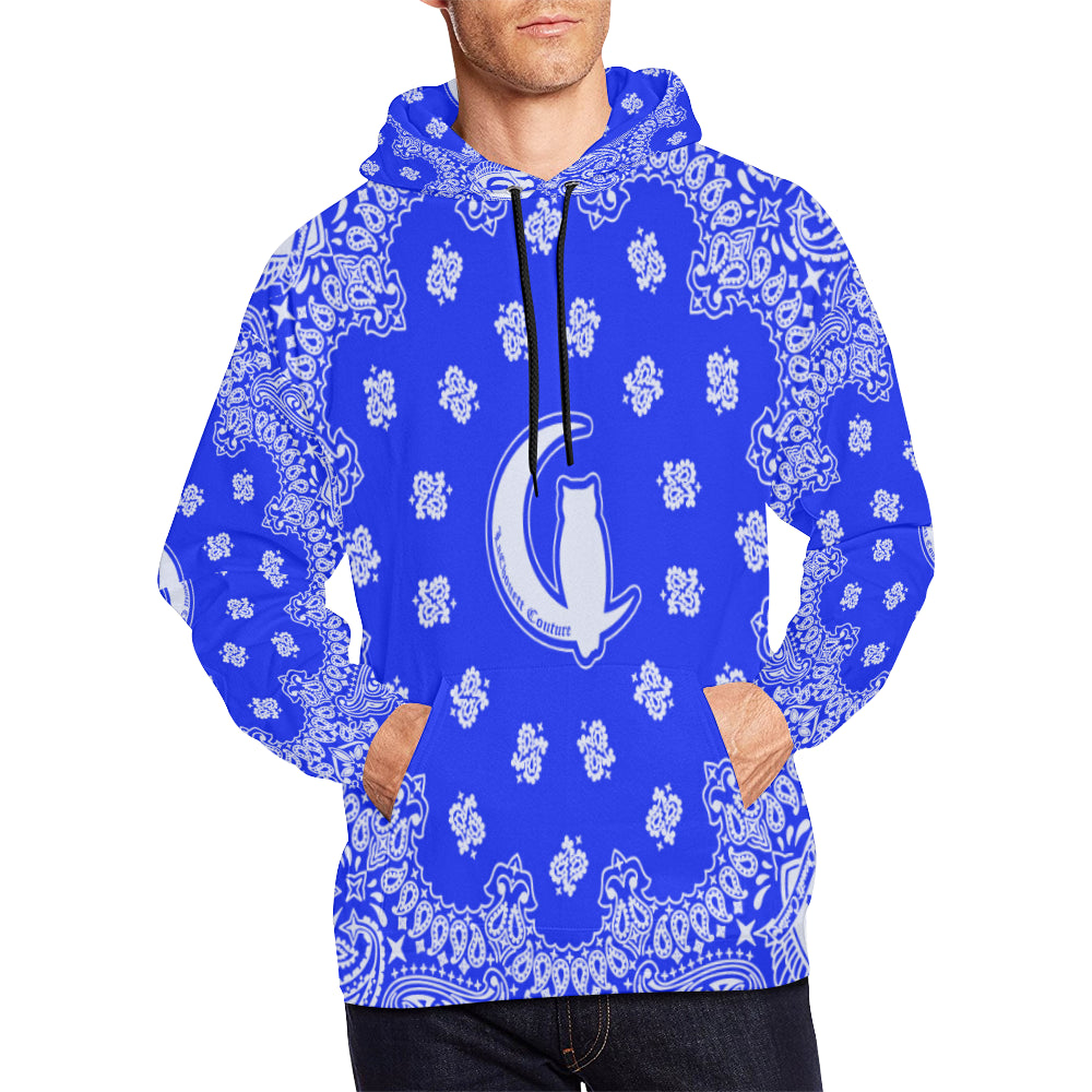 LCC BLUSKY All Over Print Hoodie for Men/Large Size (USA Size) (Model H13)