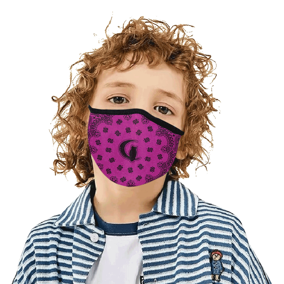 BANDANA PRLPLE Mouth Mask in One Piece (2 Filters Included)