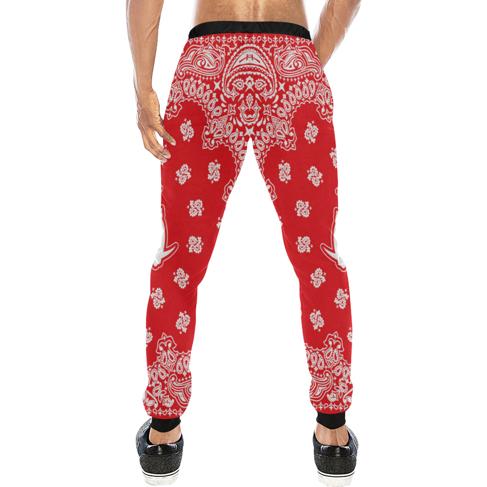 REDLOVE Men's All Over Print Sweatpants (Model L11)