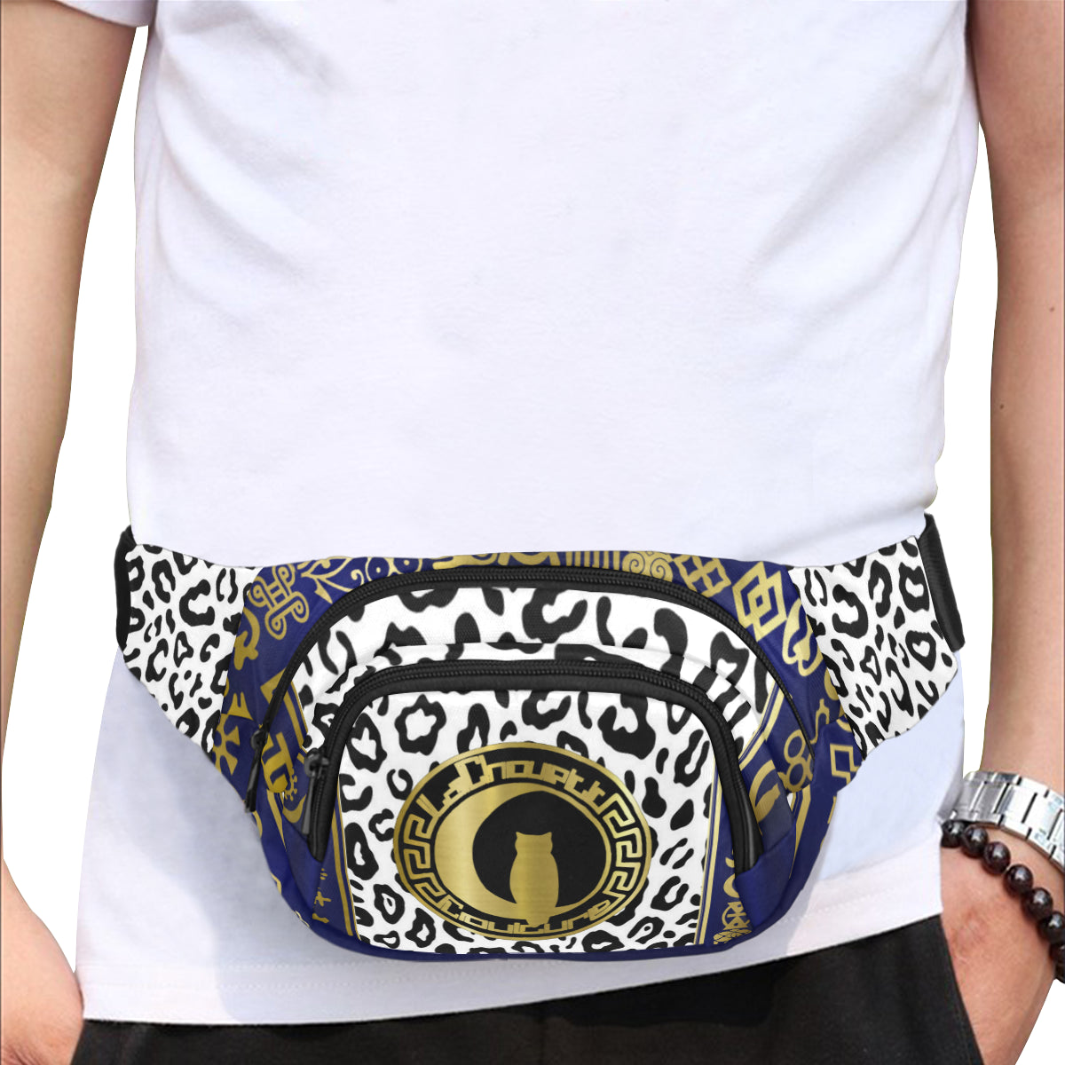 VIP LCC BLUE VECTOR Fanny Pack/Small (Model 1677)