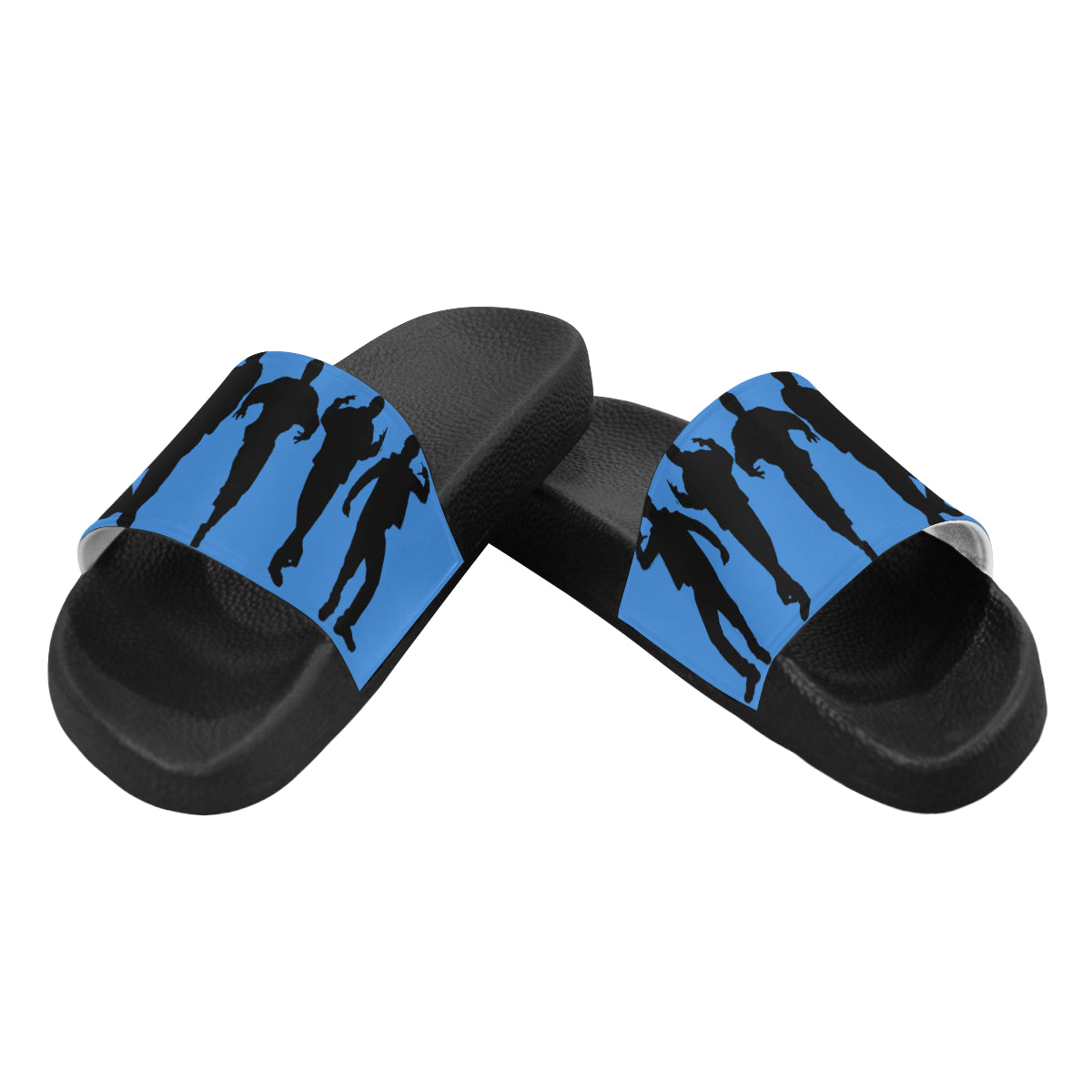 C-WALK LIGHTBLUE Women's Slide Sandals (Model 057)