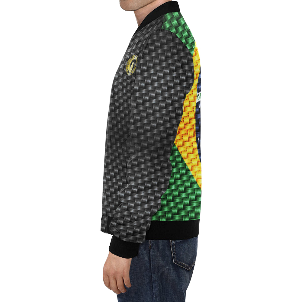 BRASIL All Over Print Bomber Jacket