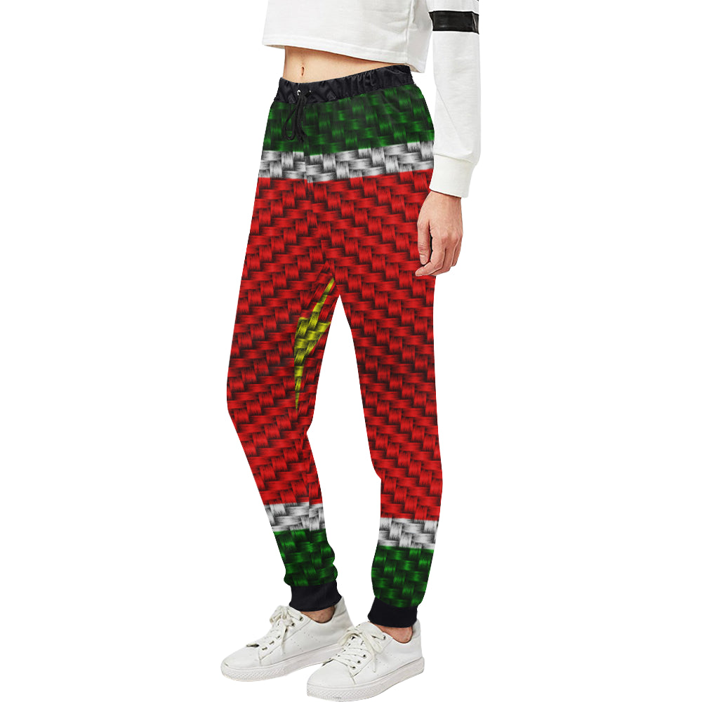 GWADA FLAG Women's All Over Print Sweatpants (Model L11)