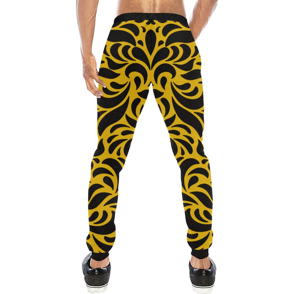 GORGIOUS YLW Men's All Over Print Sweatpants (Model L11)