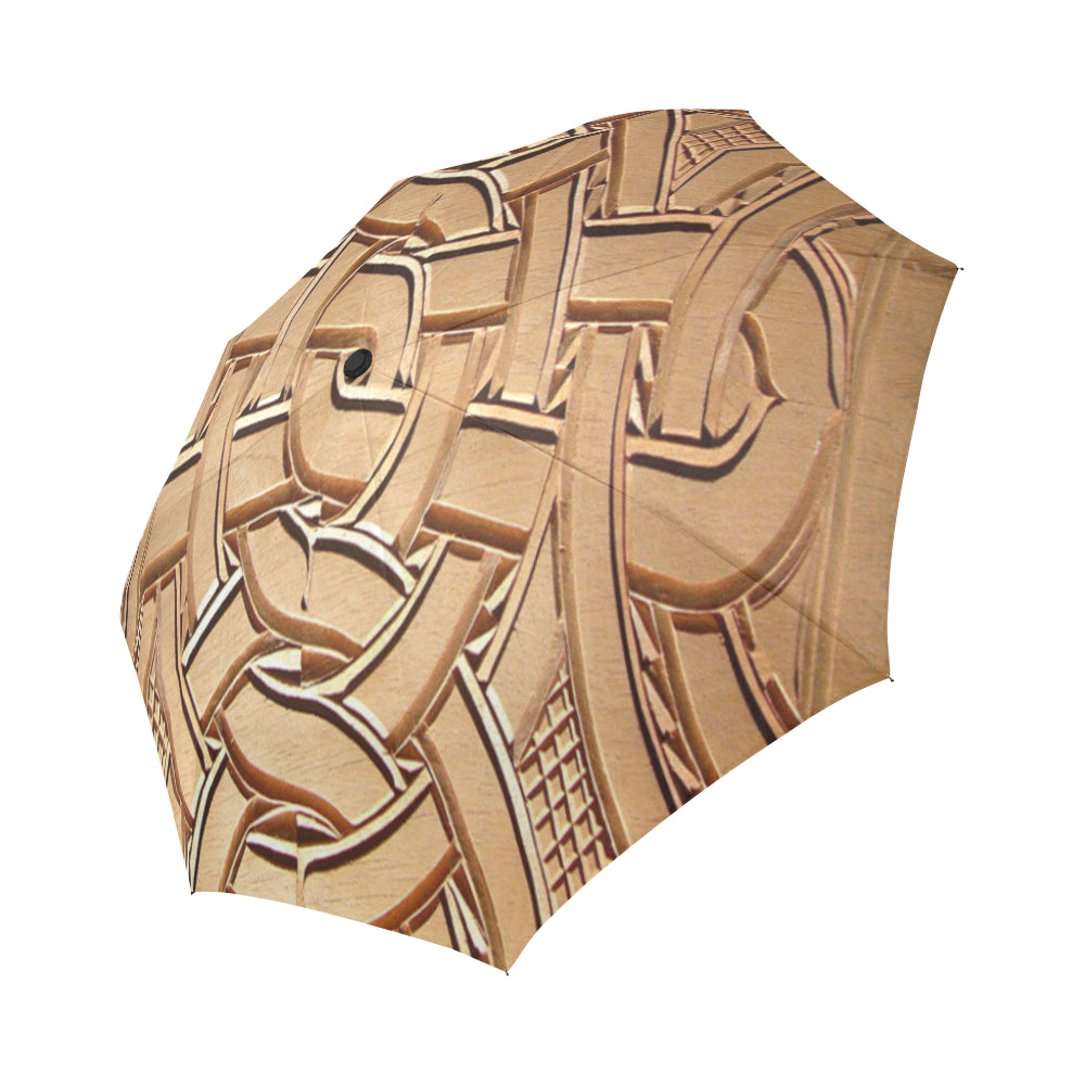 TEMBE ART WOOD Auto-Foldable Umbrella