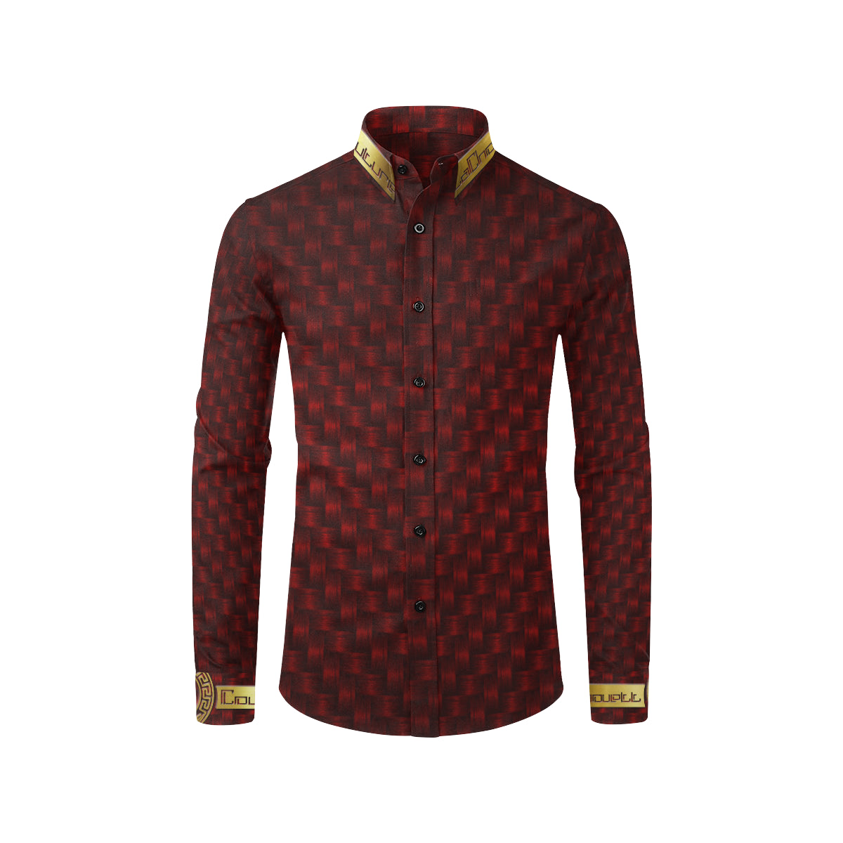 DELUXE BRDX Men's All Over Print Casual Dress Shirt