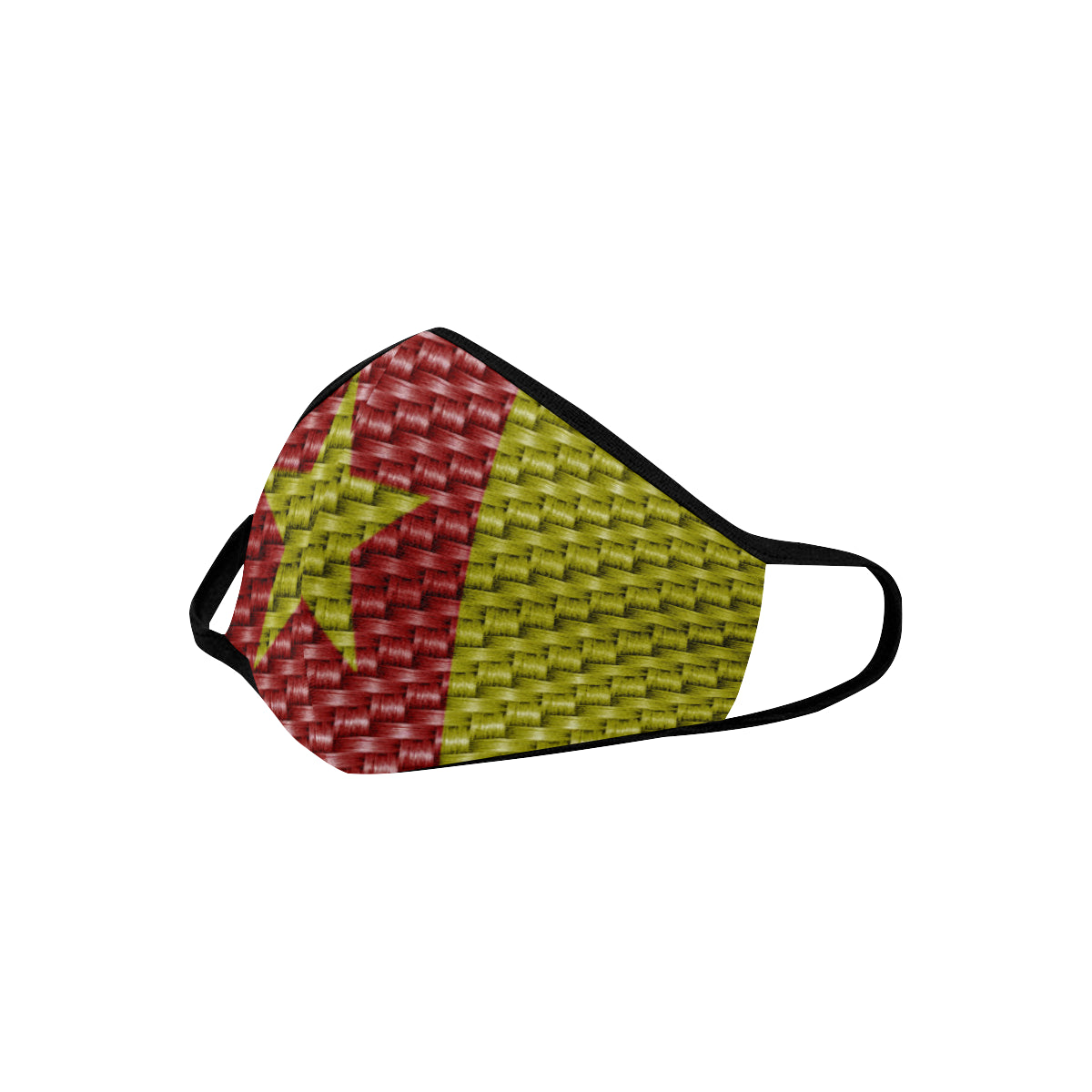 CAMEROUN FLAG Mouth Mask in One Piece (2 Filters Included)