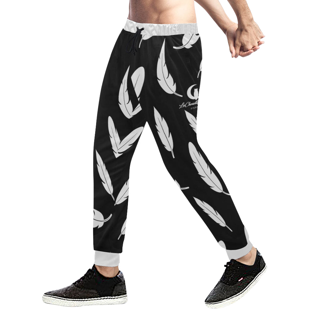 FEATHER BLCC Men's All Over Print Sweatpants
