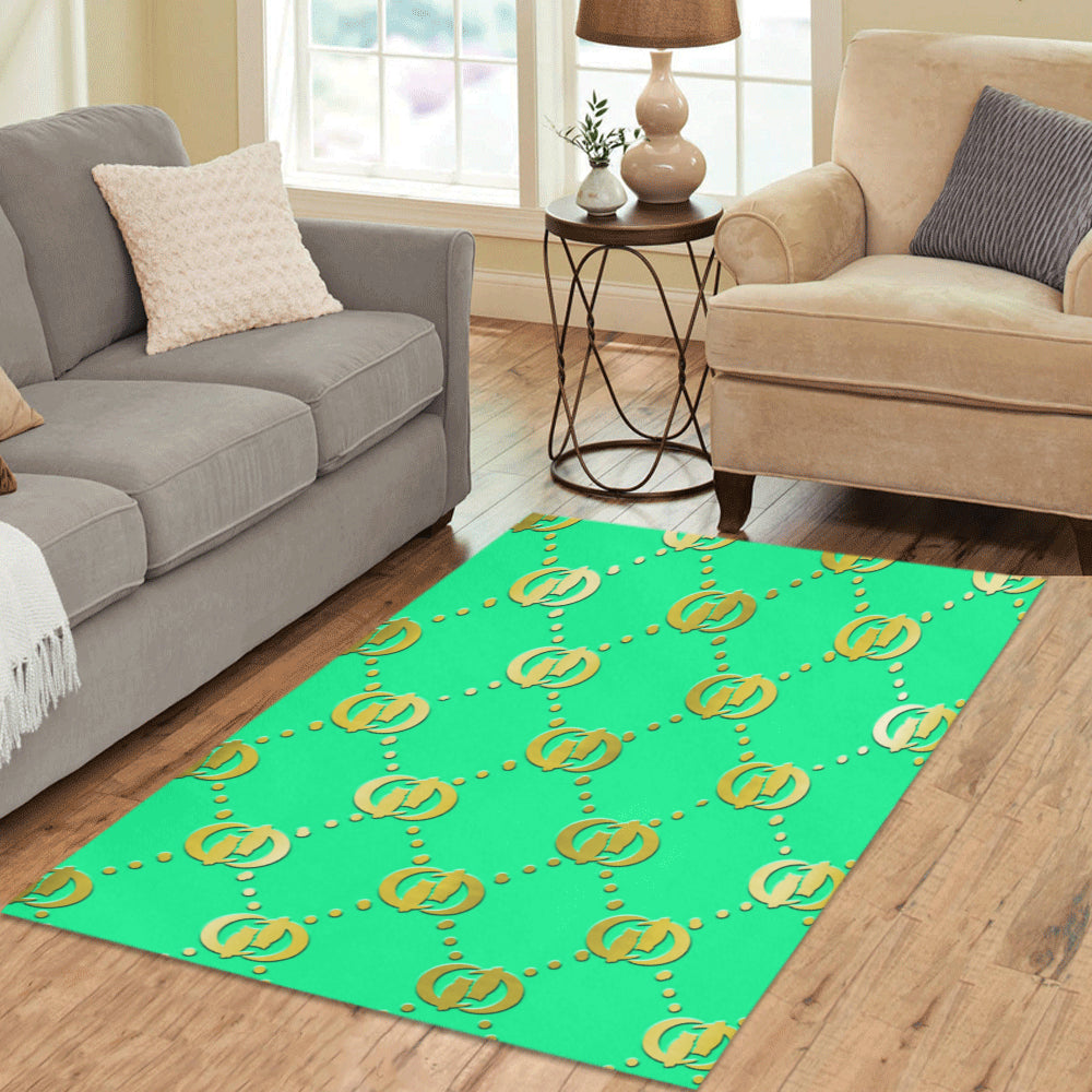 GOODIE GOLD APPLE Area Rug 5'3''x4'