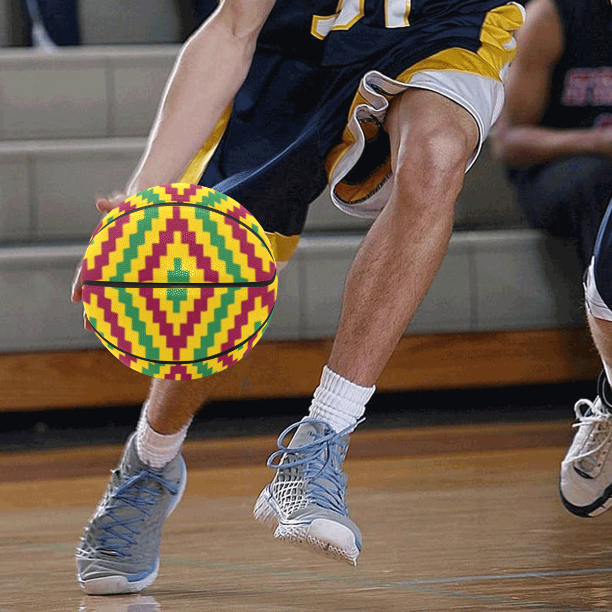 KENTE FRACTAL All Over Print Basketball