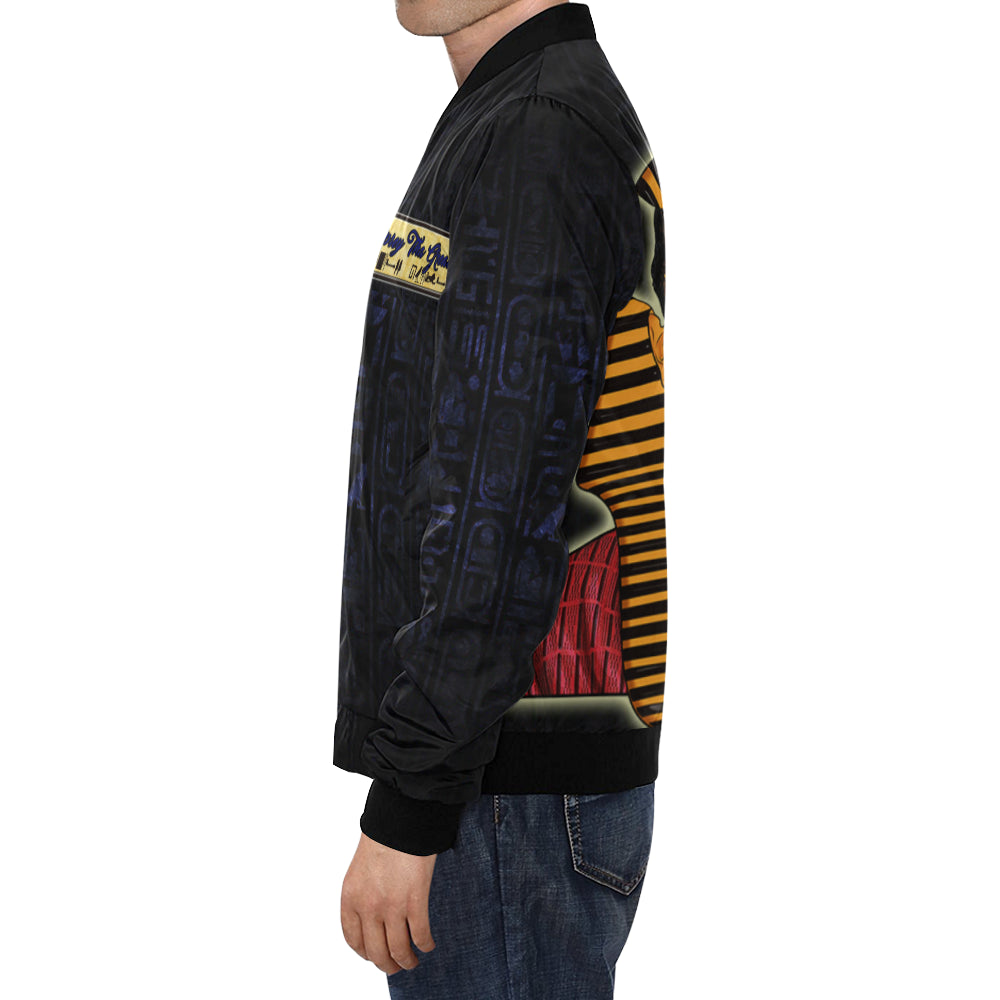 NIPSEY THA GREAT All Over Print Bomber Jacket for Men