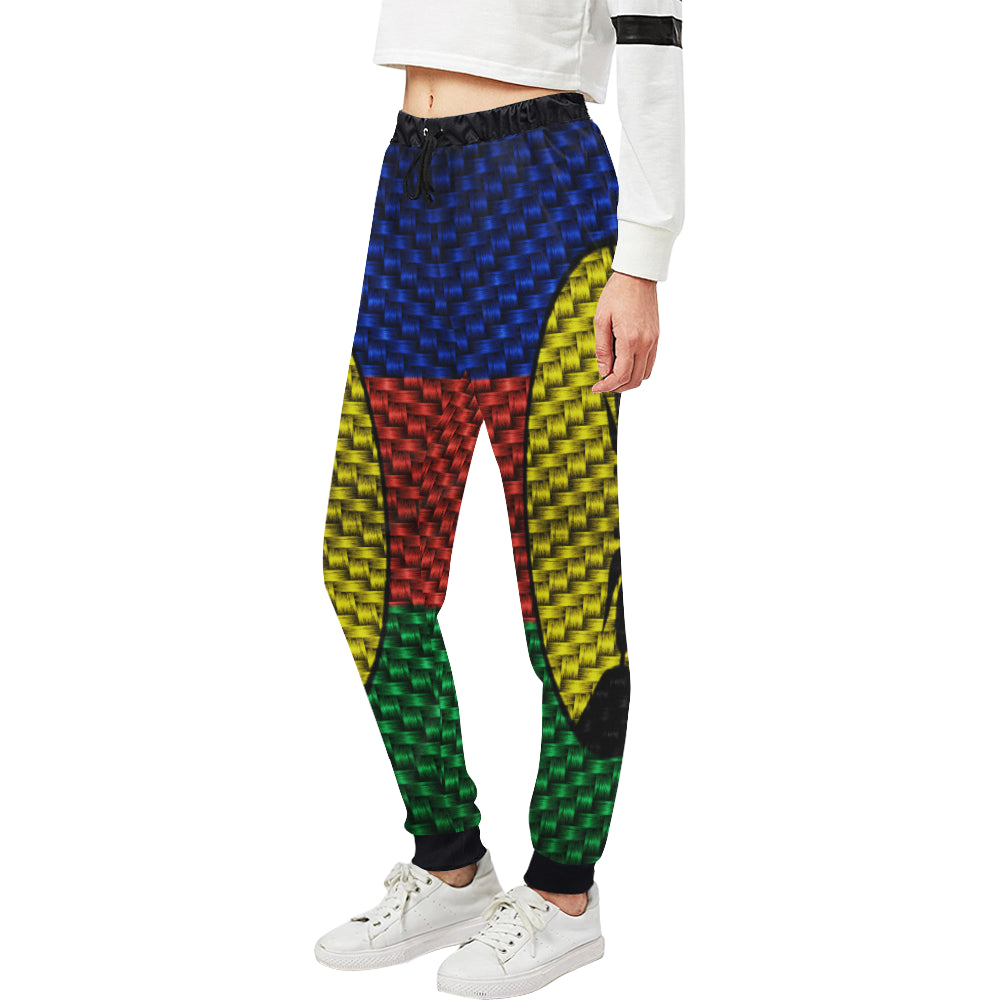 NOUVELLE CALEDONIE FLAG Women's All Over Print Sweatpants (Model L11)