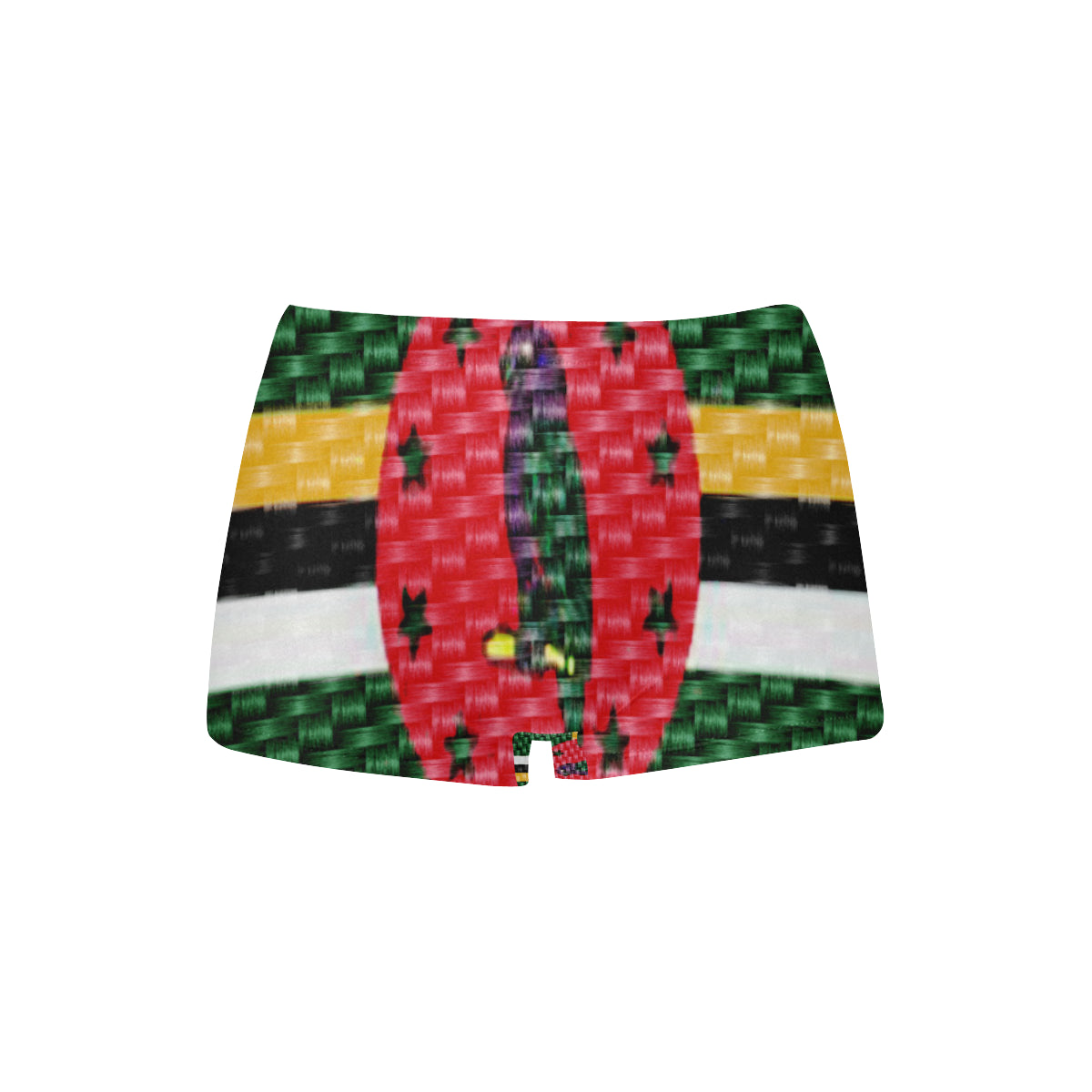 DOMINICA FLAG Women's All Over Print Boyshort Panties