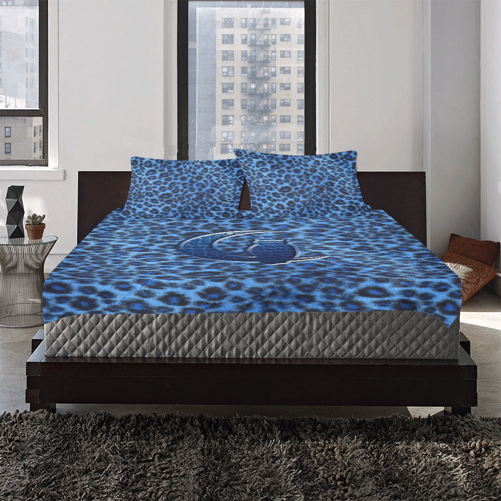 BLUE TIGER SKIN 3-Piece Bedding Set