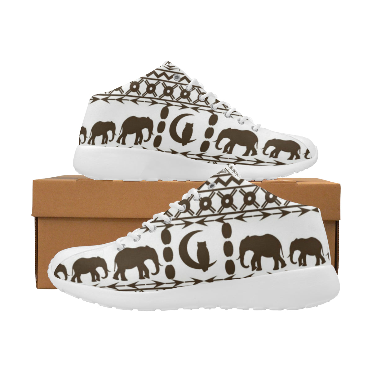 ELEPHANT ORNEMENT Men's Basketball Training Shoes (Model 47502)