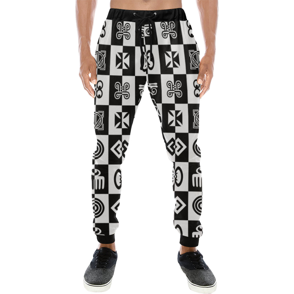 ADINKRA CHECKMATE Men's Sweatpants