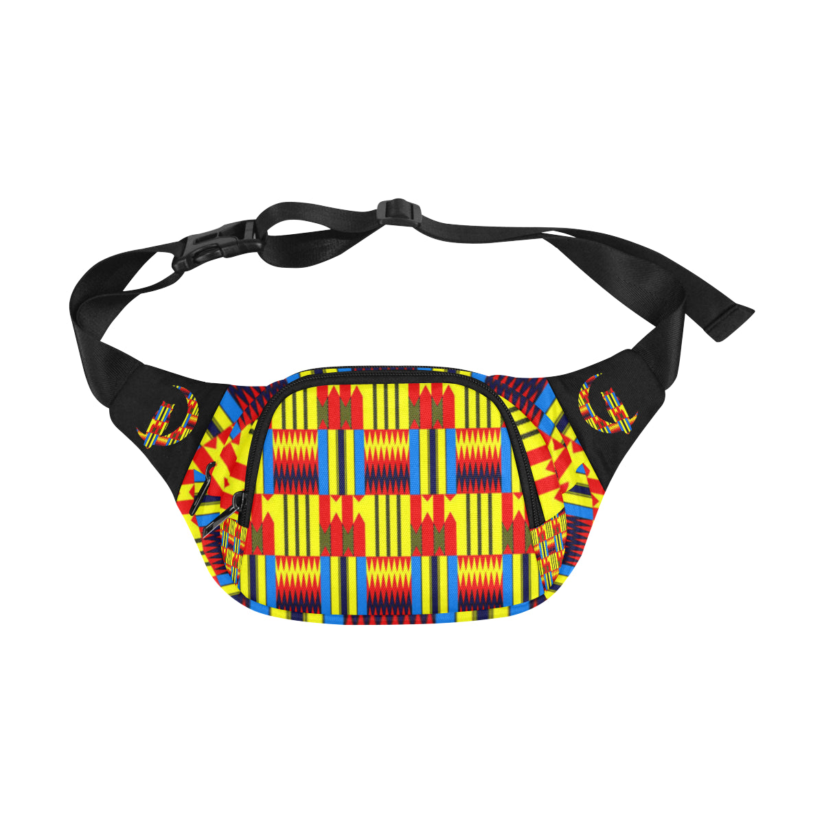 KENTE BLUE Fanny Pack/Small