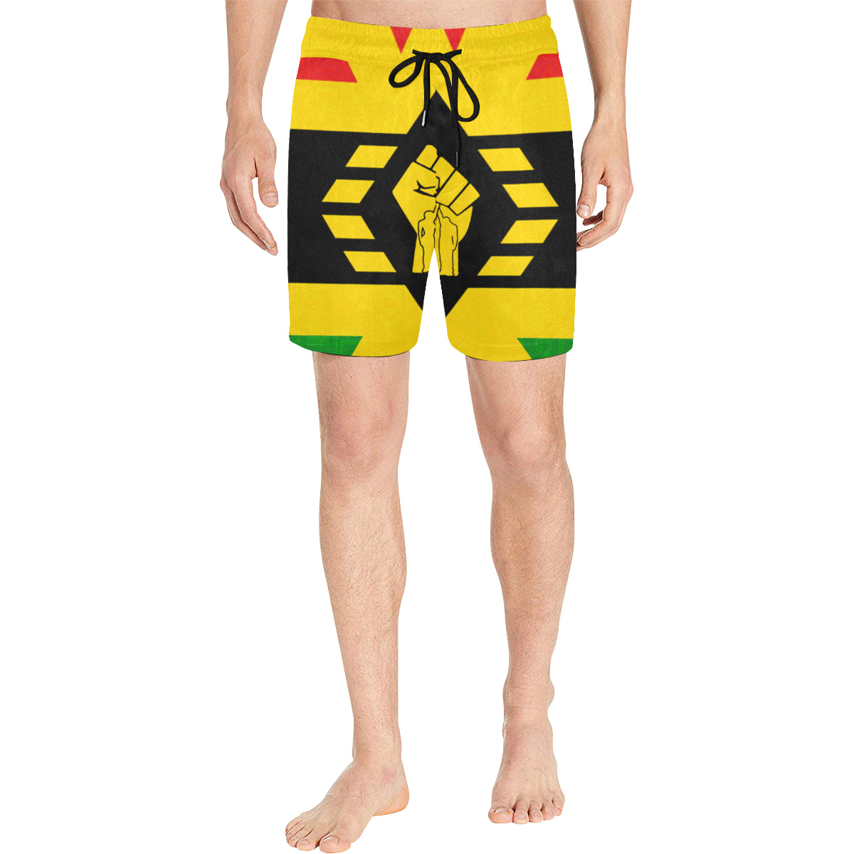FIST UP RBG Men's Mid-Length Swim Shorts