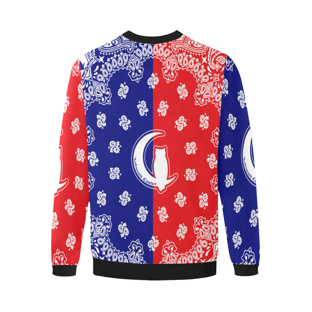 Nipsey Unity Cs'Up & Bs'Up Men's Oversized Fleece Crew Sweatshirt