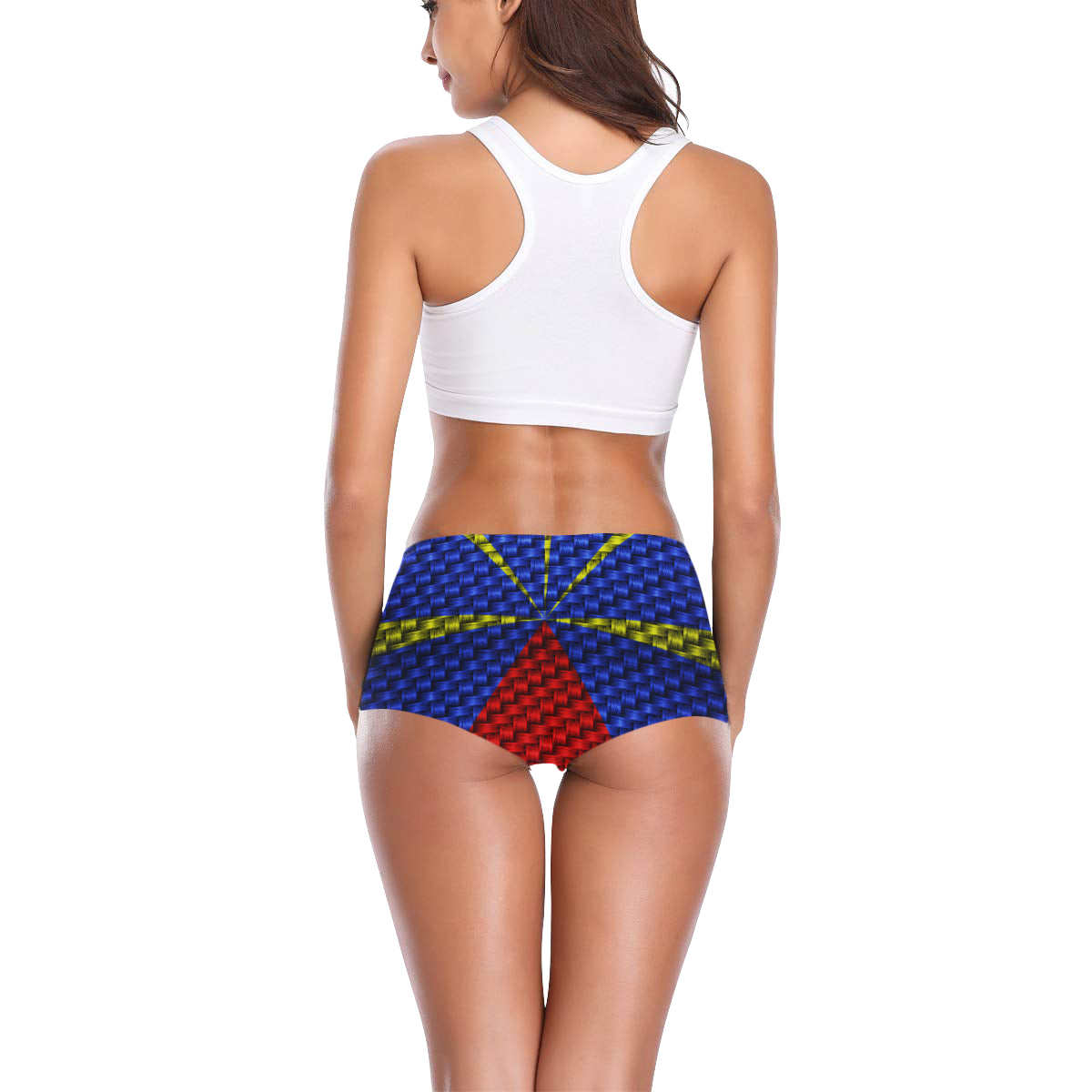 LA REUNION FLAG Women's All Over Print Boyshort Panties (Model L31)