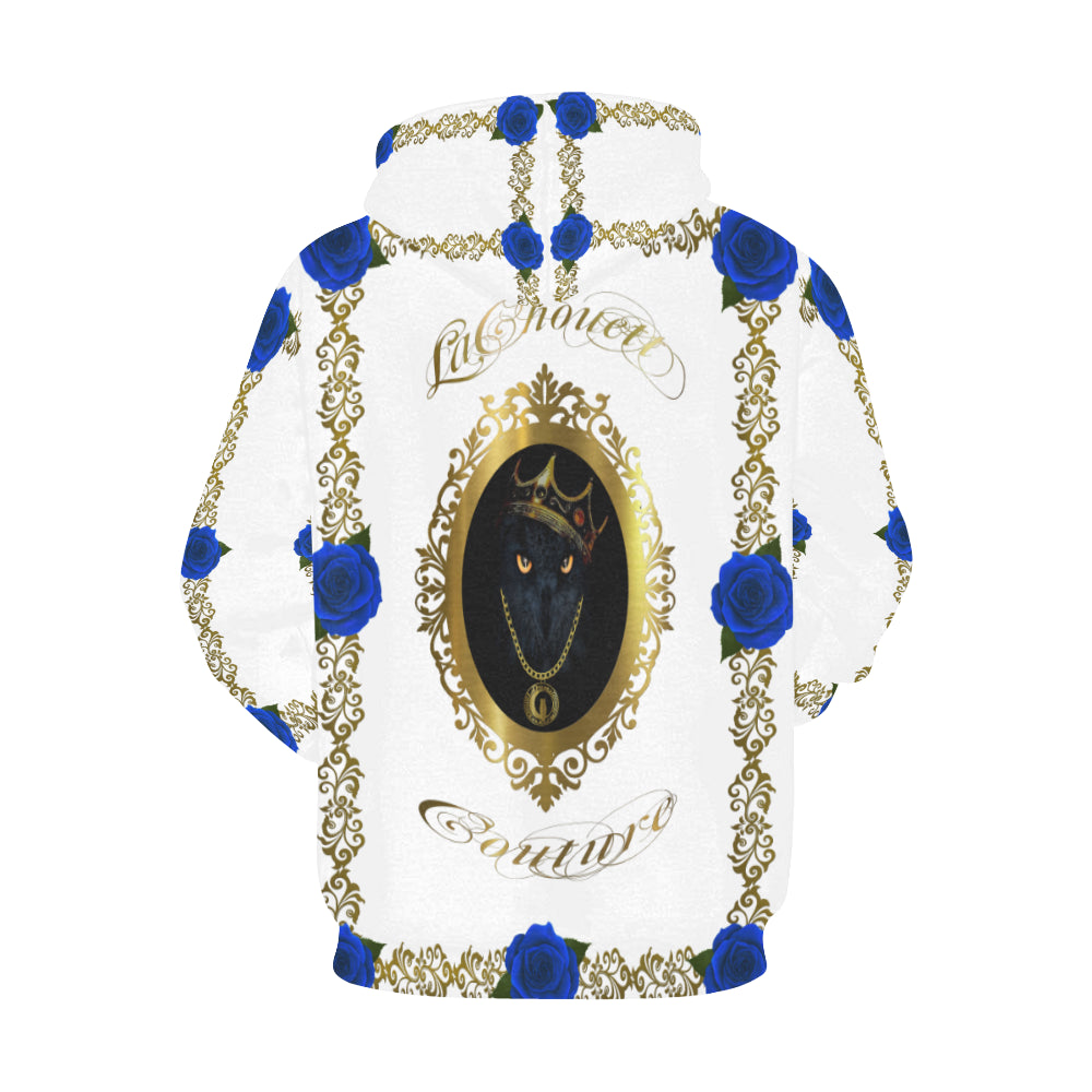 BLUE ROSES OWLS All Over Print Hoodie for Men