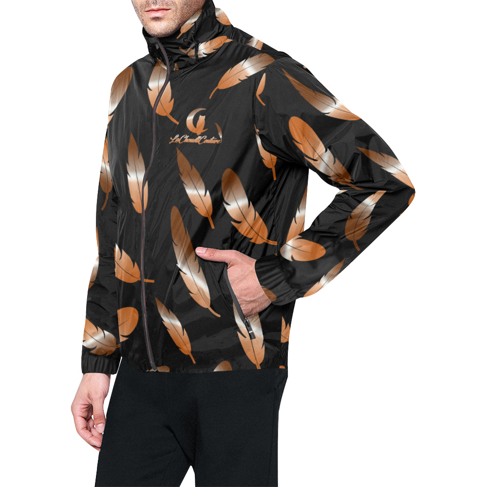 FEATHER COLOR BLCC Unisex All Over Print Windbreaker (Model H23)