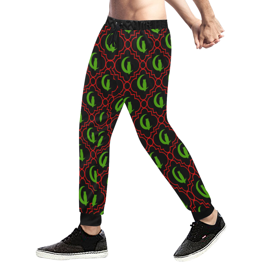 ELEGANCE RBG Men's All Over Print Sweatpants (Model L11)
