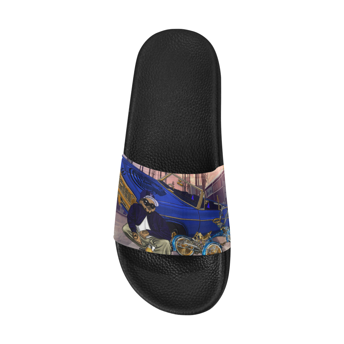 THE OWL N.W,A Men's Slide Sandals (Model 057)