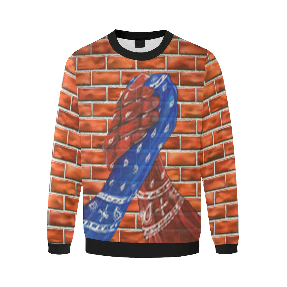 Cs'Up & Bs'Up United Men's Oversized Fleece Crew Sweatshirt