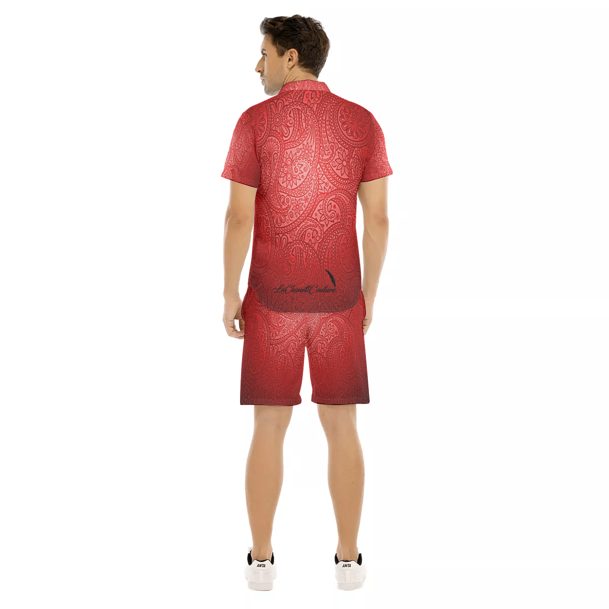 BANDANA LUXURY Bs'UP Men's Short Sleeve Shirt Sets