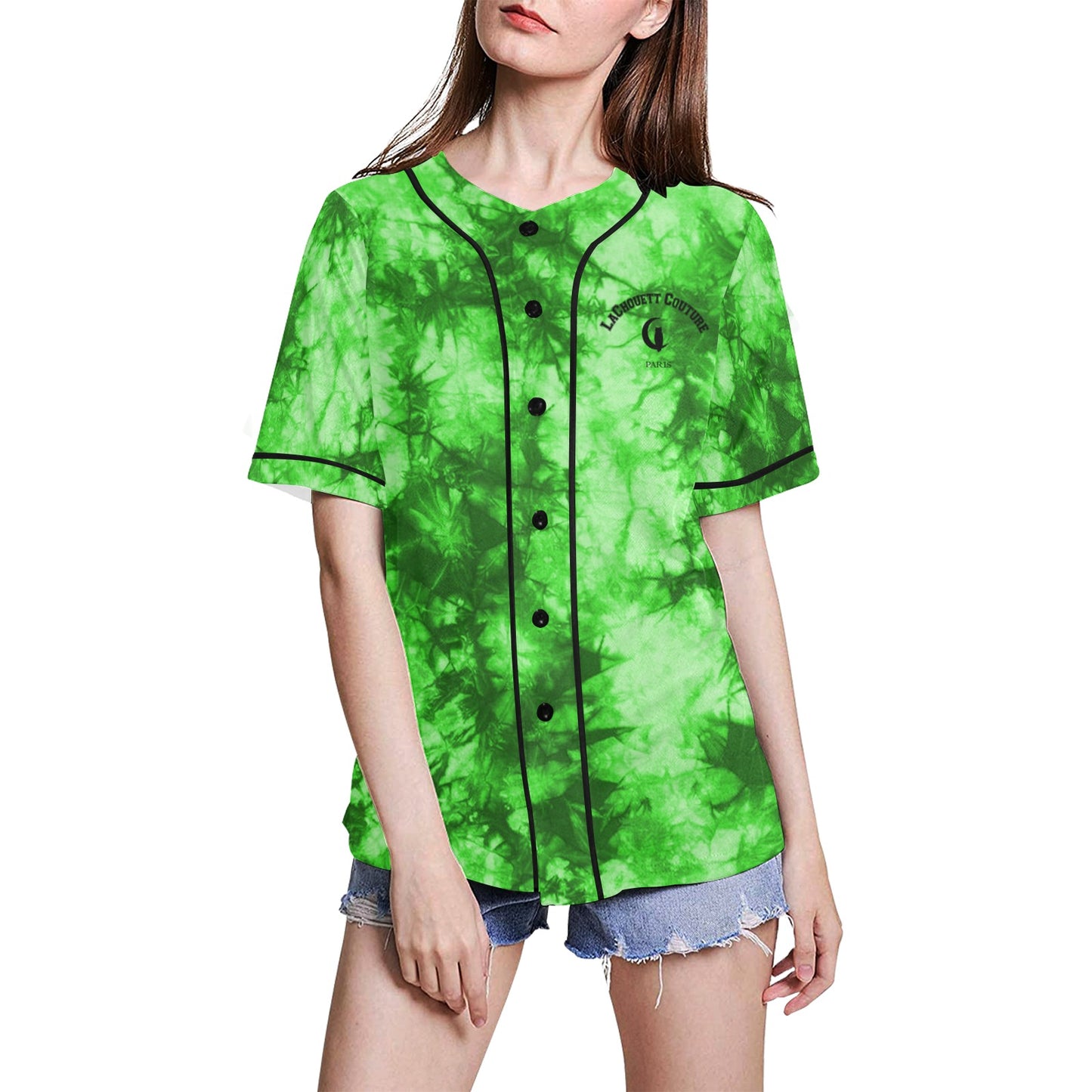 TIE DYE Baseball Jersey for Women