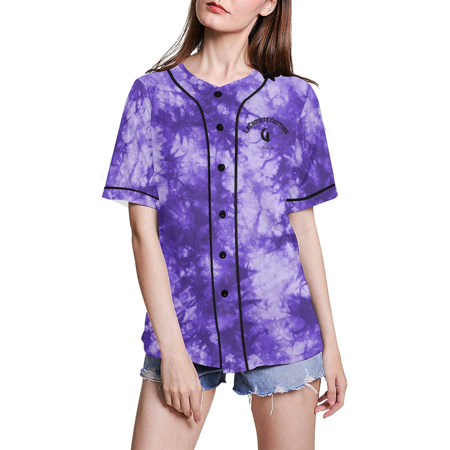 TIE DYE Baseball Jersey for Women